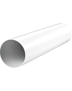 Воздуховод жесткий Семь ветров ПВХ круглый 125мм / 2005