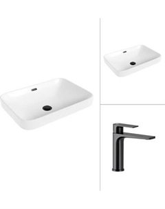 Умывальник со смесителем Lauter 21441A + Reef 21CK678BS