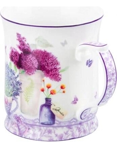 Кружка Elan Gallery New Bone China Лаванда / 420725 Elan gallery