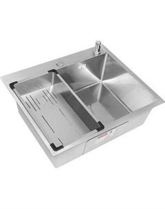 Мойка кухонная Arfeka ECO AR 60x50+CL AR G+DS AR Decor