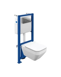 Унитаз подвесной с инсталляцией Cersanit Crea 63997 / A64443