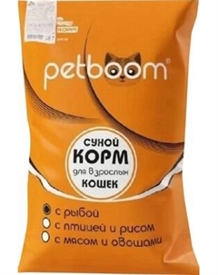 Сухой корм для кошек Petboom Рыба