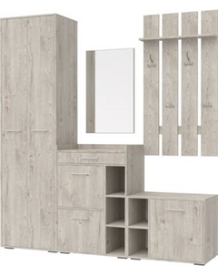 Секция в прихожую Кортекс-мебель Лара СП7