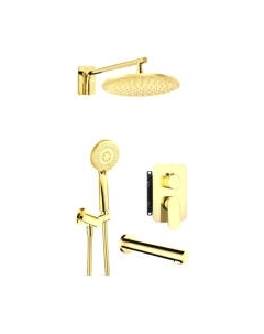 Душевая система со смесителем Deante Alpinia Gold-1