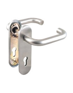 Ручка дверная Квинта ДФ HP-72/1303 противопожарная Нержавеющая сталь AISI 201