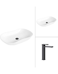 Умывальник со смесителем Lauter 21570 + Cascade 21СК0655BS