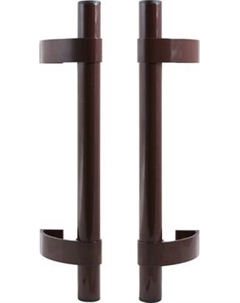 Ручка дверная ЛДМ-Сталь АРД-02 400мм 8017 Лдм-сталь