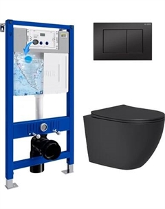 Унитаз подвесной с инсталляцией Lauter Augsburg 21109EC + 21901002