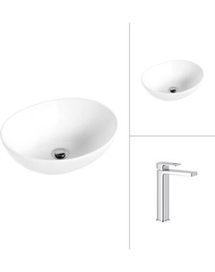 Умывальник со смесителем Lauter 21652 + Cascade 21СК0655C