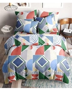 Комплект постельного белья Ночь нежна Геометрия Семейный 50x70 / 70311-2