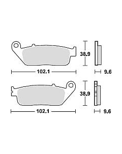 Тормозные колодки TRW MCB677SRQ Trw