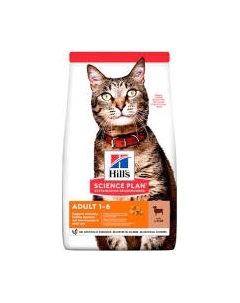 Сухой корм для кошек Hill's Science Plan Adult Optimal Care Lamb