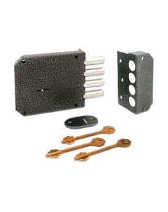 Замок накладной Симеко ЗН-1x3 4 ригеля