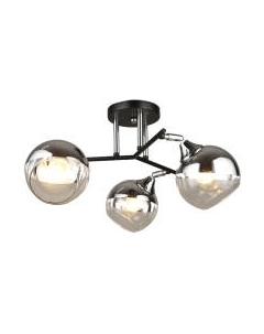 Потолочный светильник Mirastyle SX-N-8208/3 BK+CH