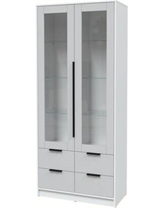 Шкаф с витриной Интерлиния Концепт КТ-ШВ2