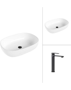 Умывальник со смесителем Lauter 21836 + Moon 21СК8691BS