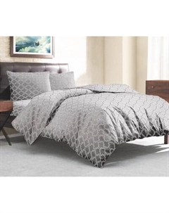 Комплект постельного белья ЦУМ 1947 Серый орнамент 2сп пр. 220x210 Цум 1947