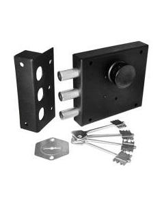 Замок накладной Avers Богатырь М с вертушкой 1 ответная планка