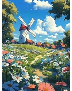 Набор алмазной вышивки Феникс+ Мельница / 70813 Feniks