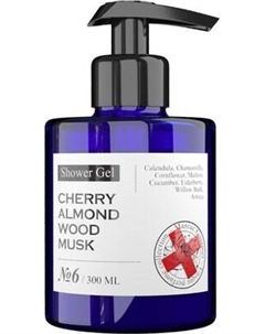 Гель для душа Maniac Gourmet Парфюмированный №6 Вишня, миндаль, древесина, мускус Maniac gourmet