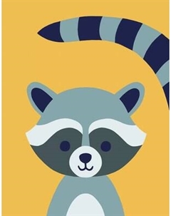 Картина Stamprint Крошка енот / CD011