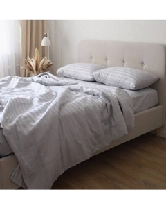 Комплект постельного белья Блакiт Страйп-сатин 1.5сп 50х70 / 14-4102