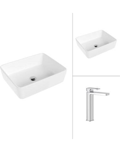 Умывальник со смесителем Lauter 21674 + Cascade 21СК0655C