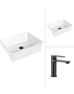 Умывальник со смесителем Lauter 21675 + Moon 21СК691BS