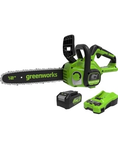 Пила цепная аккумуляторная Greenworks GD24CS30 бесщеточная 24V 30см / 2007007UA