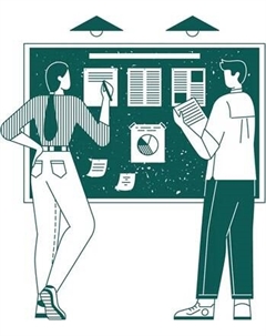 Картина Stamprint Рабочая атмосфера 1 / TR025