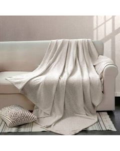 Плед Бояртекс Велсофт с тиснением Зигзаг Лунный луч 13-0000