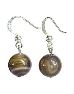 Серьги Wolves Элитный Агат 40763 №1