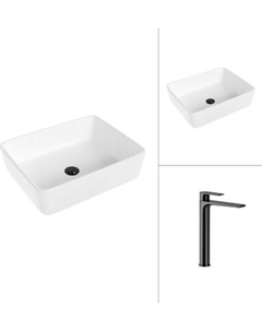 Умывальник со смесителем Lauter 21674 + Reef 21CK8678BS