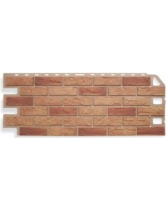 Сайдинг Альта-профиль Кирпич Бежевый Комби