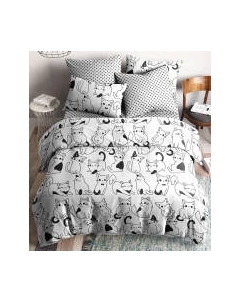 Комплект постельного белья Ночь нежна Саймон Стандарт Семейный 50x70 / 70543-1+70544-1