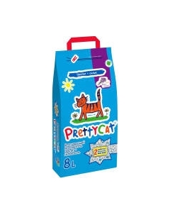 Наполнитель для туалета Prettycat Naturel с ароматом лаванды / 621465
