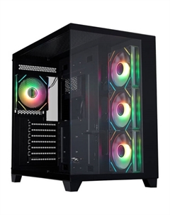 Корпус MV8-TP MV8-TP-BK-3F7R-1F7 (черный) 1stplayer