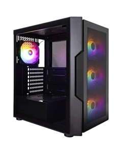 Корпус T7-P T7-P-BK-4F7 (черный) 1stplayer