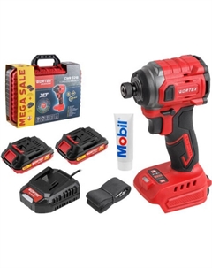 Аккумуляторный ударный винтоверт CWR 0218 XLT (2x2 А*ч) Wortex