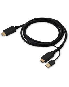 Кабель HDMI-DP-2M (2 м, черный) Buro