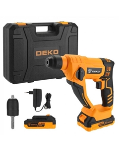Перфоратор DKCH20 SET (063-4412) с 2-мя АКБ, кейс Deko