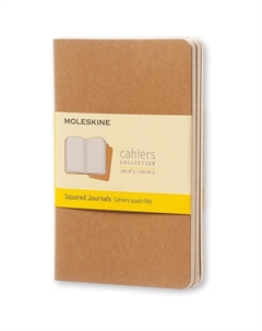 Блокнот Cahier Journal XLarge QP423 (бежевый) 3 шт Moleskine