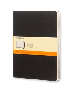 Блокнот Cahier Journal XLarge QP321 (черный) 3 шт Moleskine