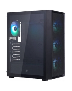 Корпус GO6 GO6-BK-4FS7 (черный) 1stplayer
