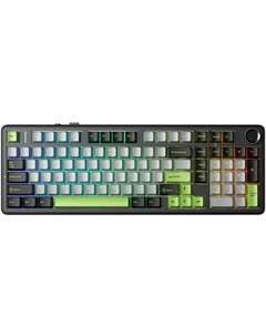 Клавиатура F99 Pro (черный/серый/зеленый) Aula