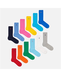 Комплект носков Cotton Rib Crew Gift Box 12-Pack Polo ralph lauren