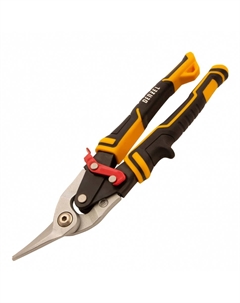 Ножницы по металлу 270мм, прямой и левый рез, трехкомп. рукоятки 78372 Denzel