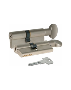 Механизм цилиндровый 164 BM никель 5 ключей вертушка с короткой стороной Kale kilit