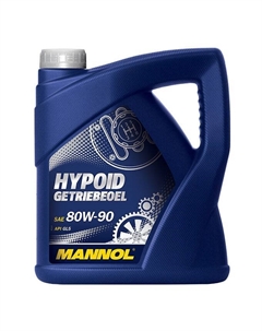 Трансмиссионное масло Hypoid Getriebeoel 80W-90 API GL 5 1л Mannol