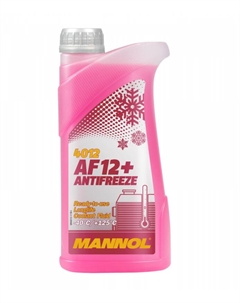 Антифриз 4012 AF12+ -40°C Longlife (красный) 1л Mannol